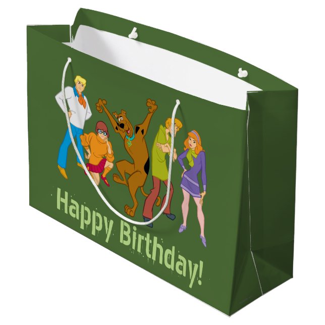 Whole Gang 16 Mystery Inc Large Gift Bag (Back Angled)