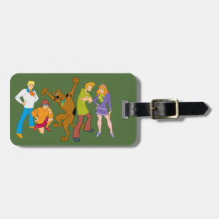 Whole Gang 16 Mystery Inc Luggage Tag