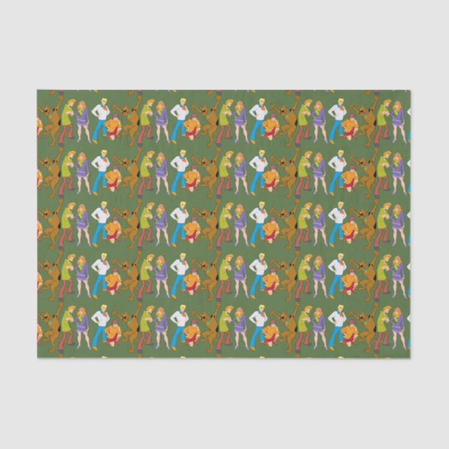 Whole Gang 16 Mystery Inc Tissue Paper (Front)