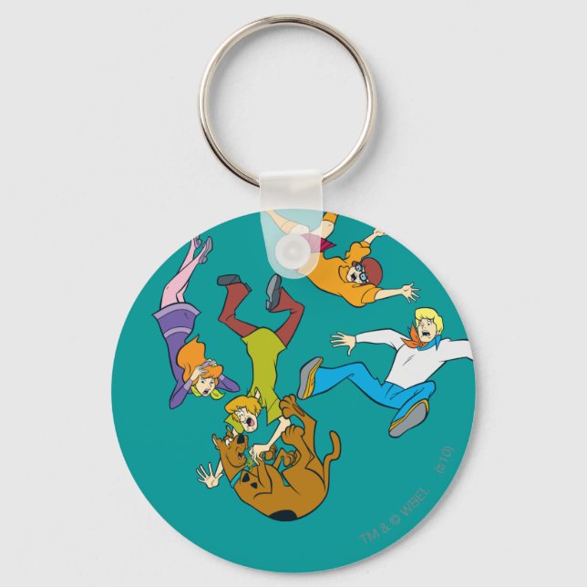 Whole Gang 17 Mystery Inc Key Ring (Front)