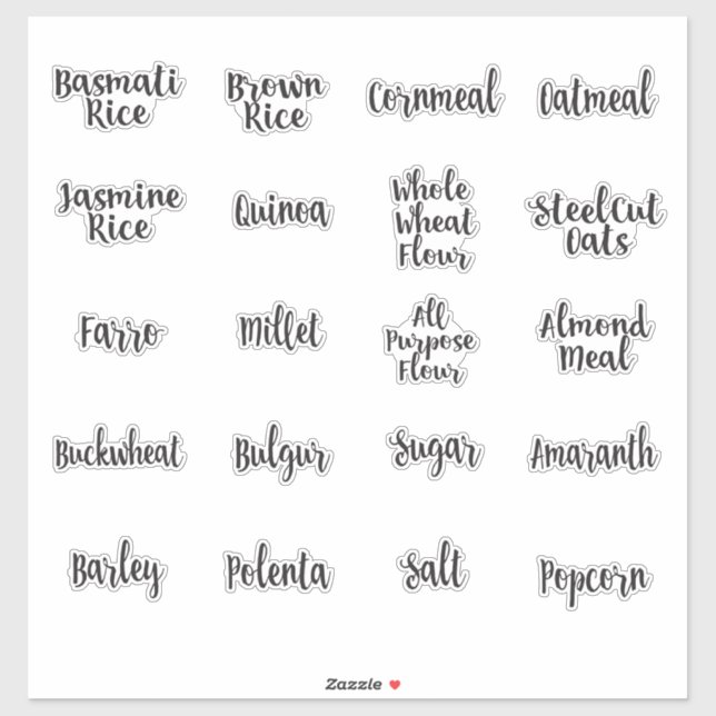 Whole Grains pantry storage canister (Sheet)