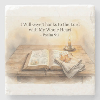 Whole Heart Thanks Stone Coaster