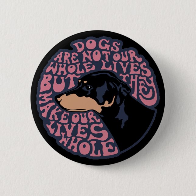 Whole Lives -colour 6 Cm Round Badge (Front)