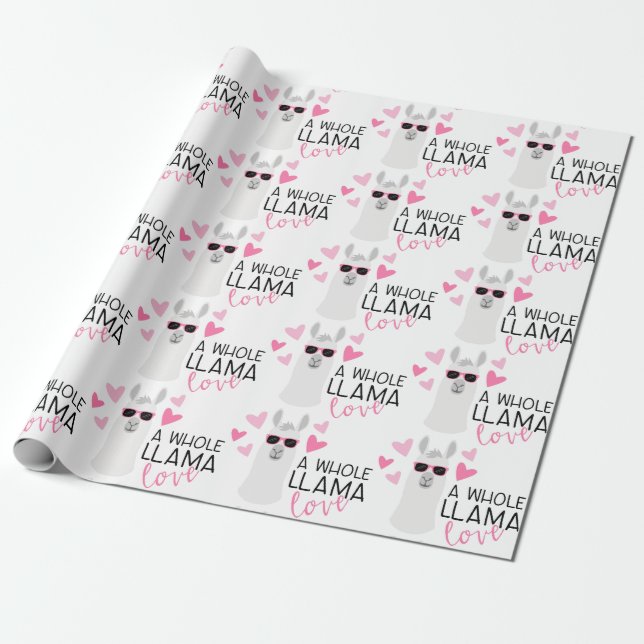 Whole Llama Loves Wrapping Paper (Unrolled)