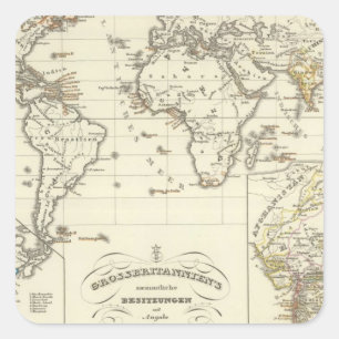 Whole of the UK Square Sticker