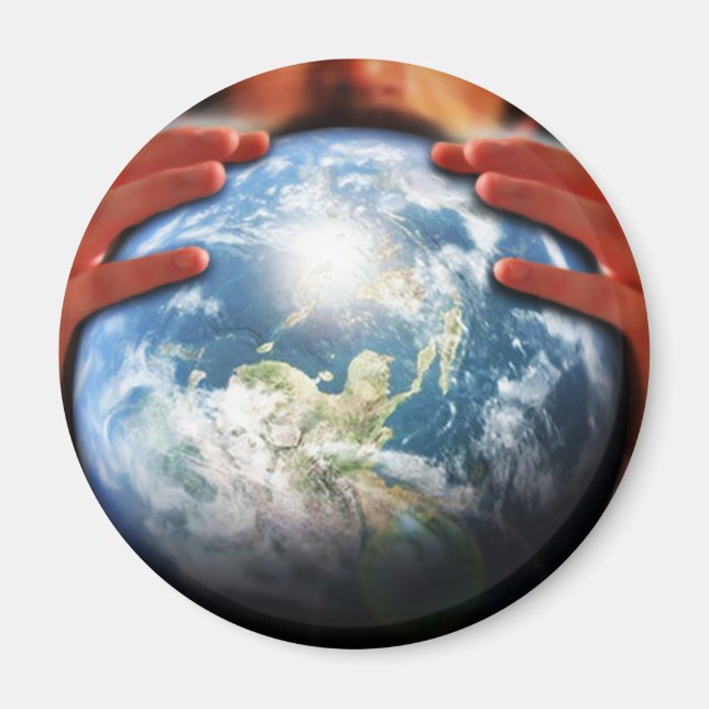 Whole World in His Hands Magnet (Front)