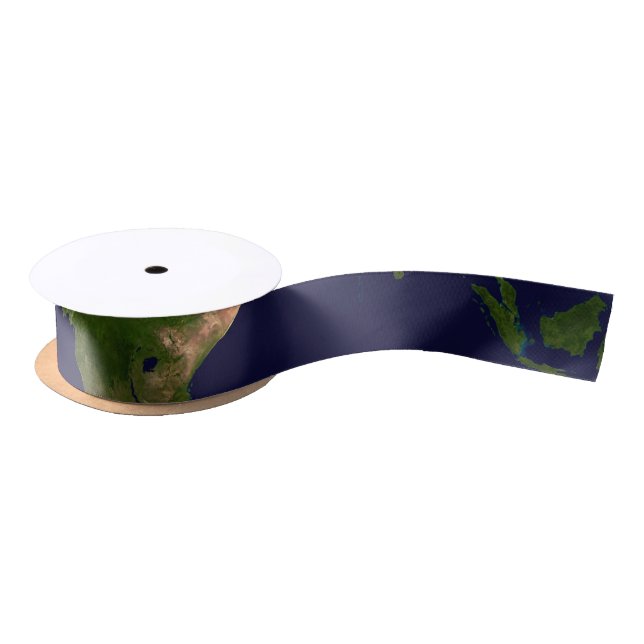 Whole World - Planet Earth Satin Ribbon (Spool)
