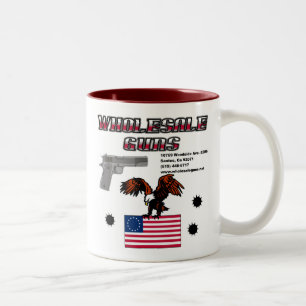 WholeSale Guns Two-Tone Coffee Mug