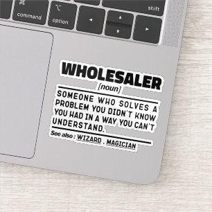 Wholesaler Noun Merchandise Buyer Profession Cute