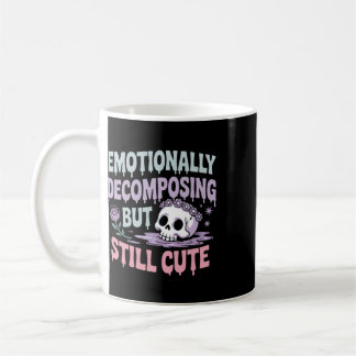 Wholesome Goth Energy Softcore Mental Health Cute  Coffee Mug
