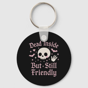 Wholesome Goth Energy Softcore Mental Health Cute Key Ring