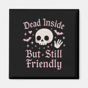 Wholesome Goth Energy Softcore Mental Health Cute Magnet