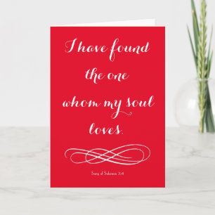 Whom My Soul Loves Romantic Card