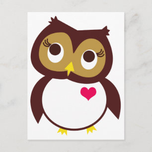 Whoo Loves You Postcard