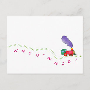 Whoo-Whoo! Postcard