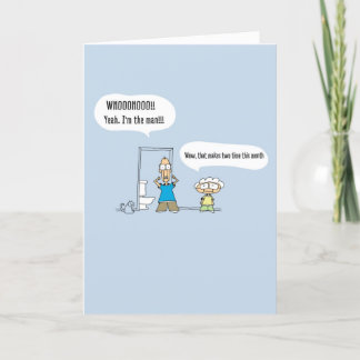 whoohooo!!! Funny Comic Birthday Card - 004