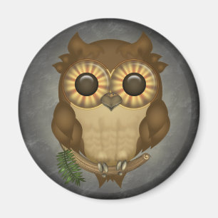 Whoolio The Cute Owl Magnets
