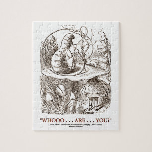 Whooo...Are...You? (Alice and the Caterpillar) Jigsaw Puzzle