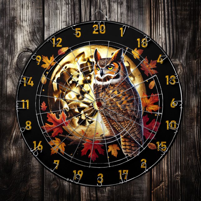 Whooo’s Ready to Dart? Dartboard (Creator Uploaded)