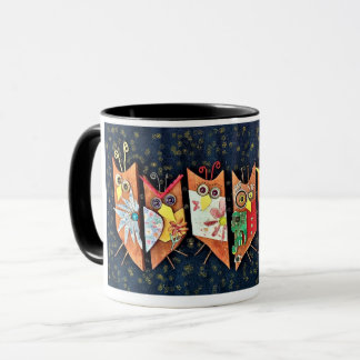 Whooooooo loves coffee?  Two-Tone coffee mug