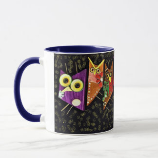 Whoooooooo needs coffee? two-tone mug