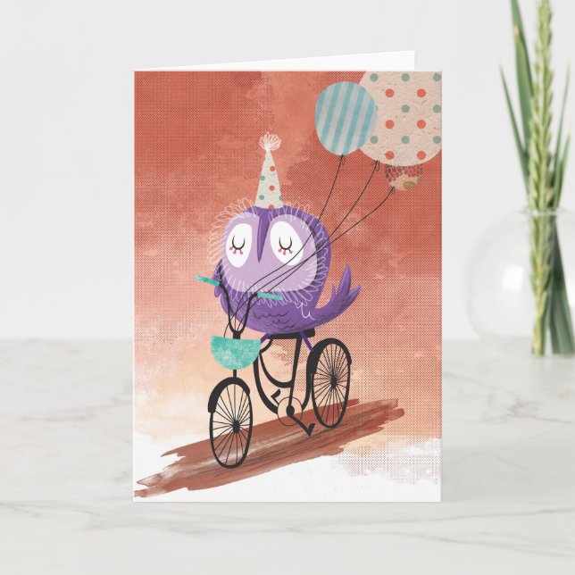 Whooooooooo's Birthday is it?! Card (Front)