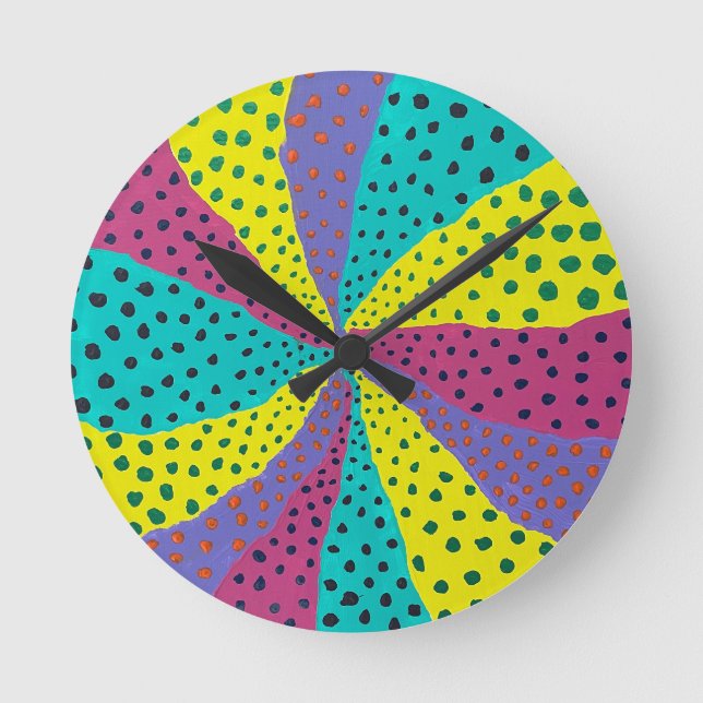 Whoop Round Clock (Front)