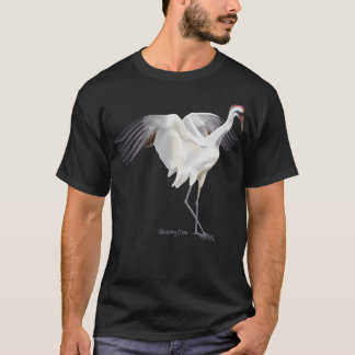 Whooping Crane Wildlife Bird T-Shirt