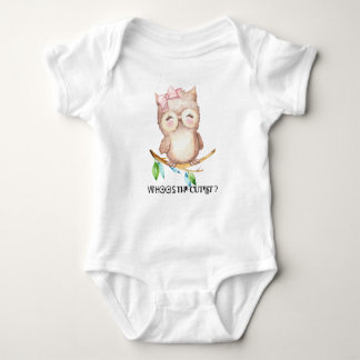 Whoo's The Cutest Newborn Baby Clothes, Owl Baby Bodysuit