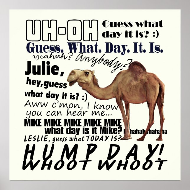 Whoot Whoot! Hump Day Poster (Front)