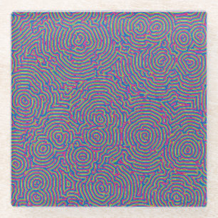 Whorls Glass Coaster