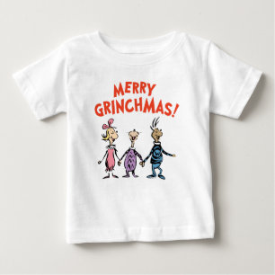 Whos Holding Hands Merry Grinchmas Baby T-Shirt