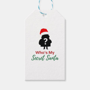 Who's My Secret Santa Gift Tags