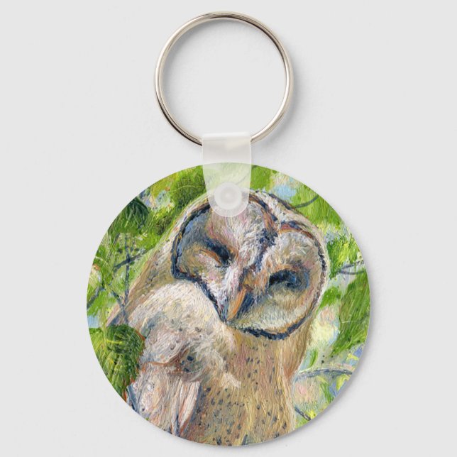 "Who's Napping?" Key Ring (Front)