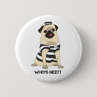 Who's Next? Oppose BSL Button. 6 Cm Round Badge