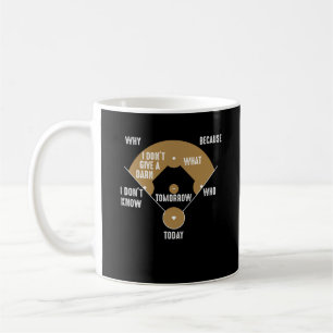 Who's on First Funny Positions Baseball Humour Coffee Mug