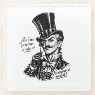 Who's precious?! Witty Lord caricature Glass Coaster