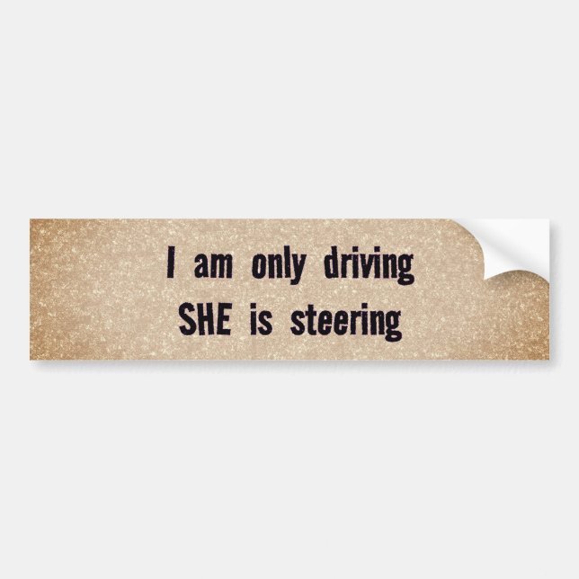 Who's really in charge bumper sticker (Front)
