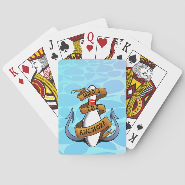 Who's the Anchor? Playing Cards (Back)