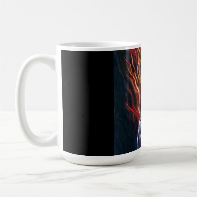 Who's the fire, who's the water coffee mug (Left)