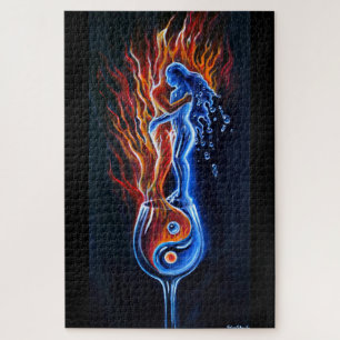 Who's the fire, who's the water jigsaw puzzle