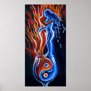 Who's the fire, who's the water poster