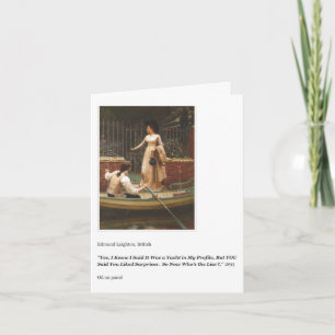 WHO'S THE LIAR BIRTHDAY CARD