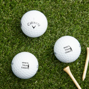 Whos Your Caddy Personalised Golf Balls: Callaway  Golf Balls