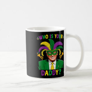 Whos Your Crawdaddy Crawfish Jester Trump Beads Ma Coffee Mug