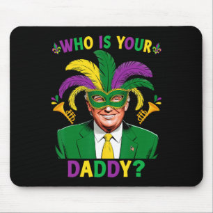 Whos Your Crawdaddy Crawfish Jester Trump Beads Ma Mouse Pad