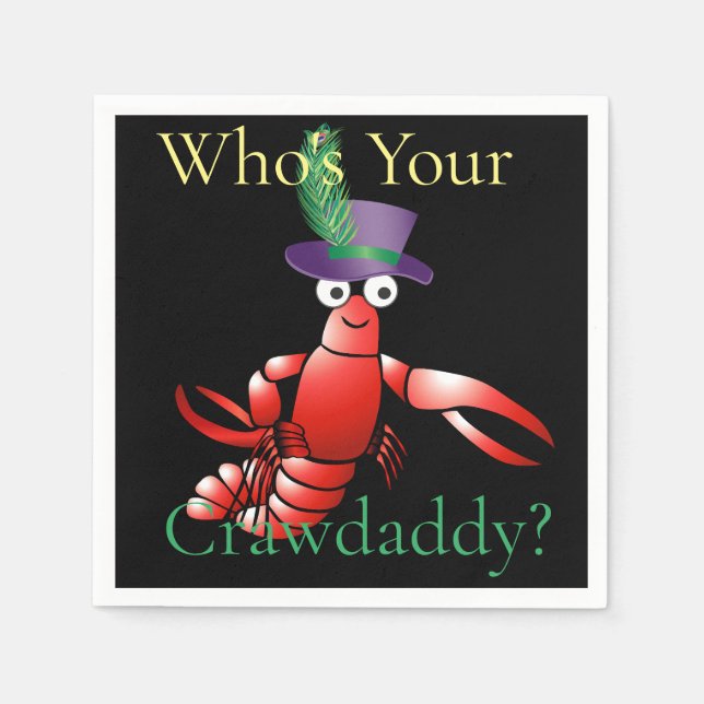 Who's Your Crawdaddy? Thunder_Cove Napkin (Front)