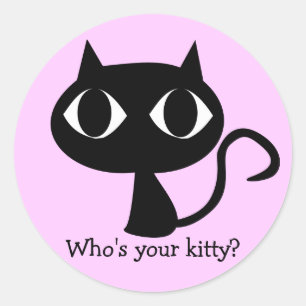 Who's your kitty? Cat Stickers