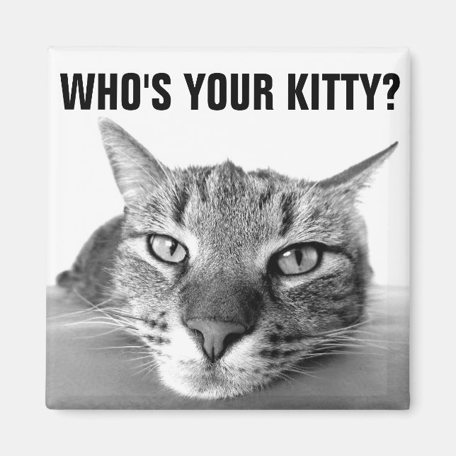 Who''s your kitty? Magnets, Tabby Magnet (Front)