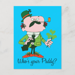 Who's Your Paddy? Postcard